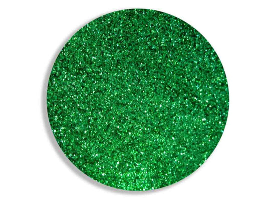 Lily Pad Green: Cosmetic Body Safe Glitter in Precision Poof Bottle