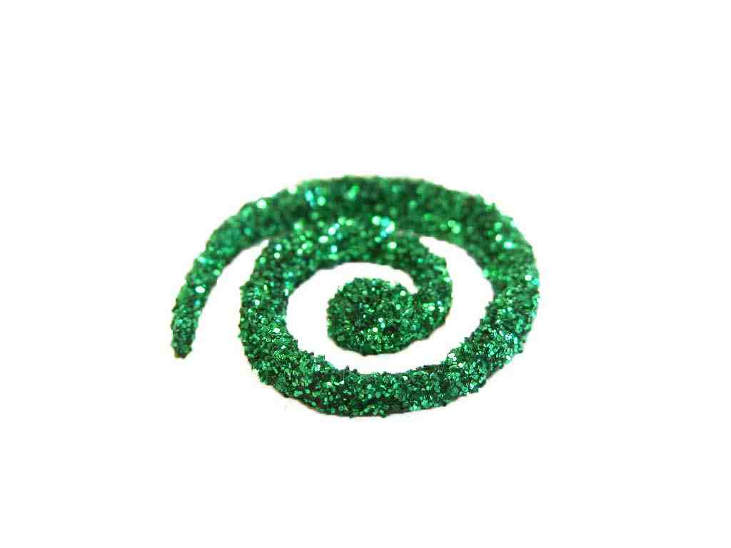 Lily Pad Green: Cosmetic Body Safe Glitter in Precision Poof Bottle