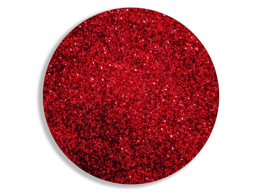 Lipstick Red: Cosmetic Body Safe Glitter in Precision Poof Bottle
