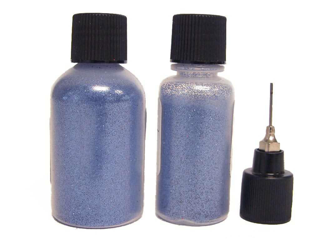 Sapphire Blue: Cosmetic Body Safe Glitter in Precision Poof Bottle