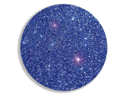 Sapphire Blue: Cosmetic Body Safe Glitter in Precision Poof Bottle