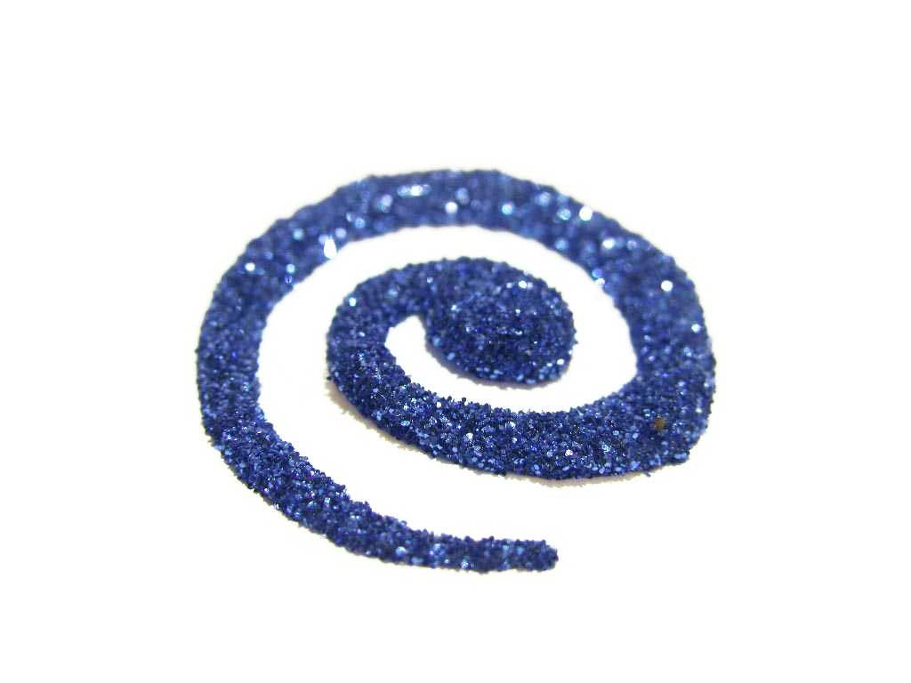 Sapphire Blue: Cosmetic Body Safe Glitter in Precision Poof Bottle