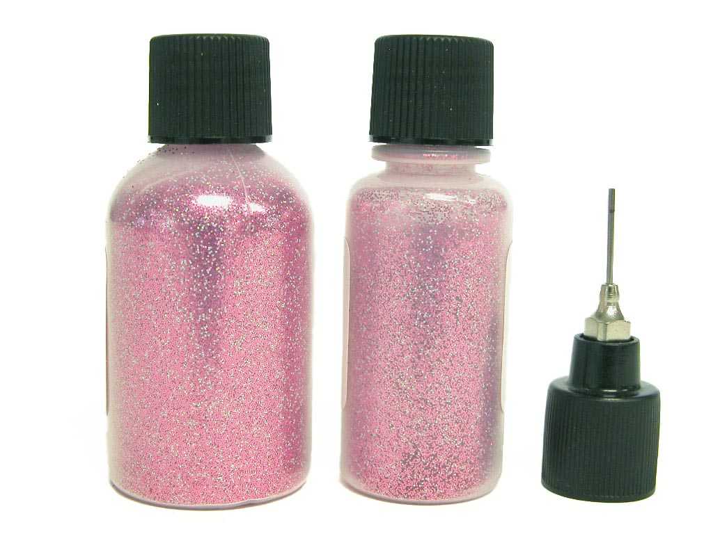 Pink Magic: Cosmetic Body Safe Glitter in Precision Poof Bottle