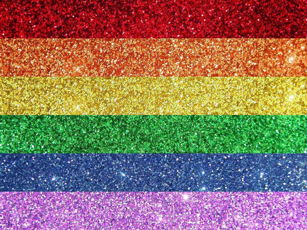 Pride Rainbow Glitter Pack: Cosmetic Body Safe Glitter for Henna in 6 Precision Poof Bottles