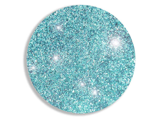 Light sky blue glitter, cosmetic grade - close up picture