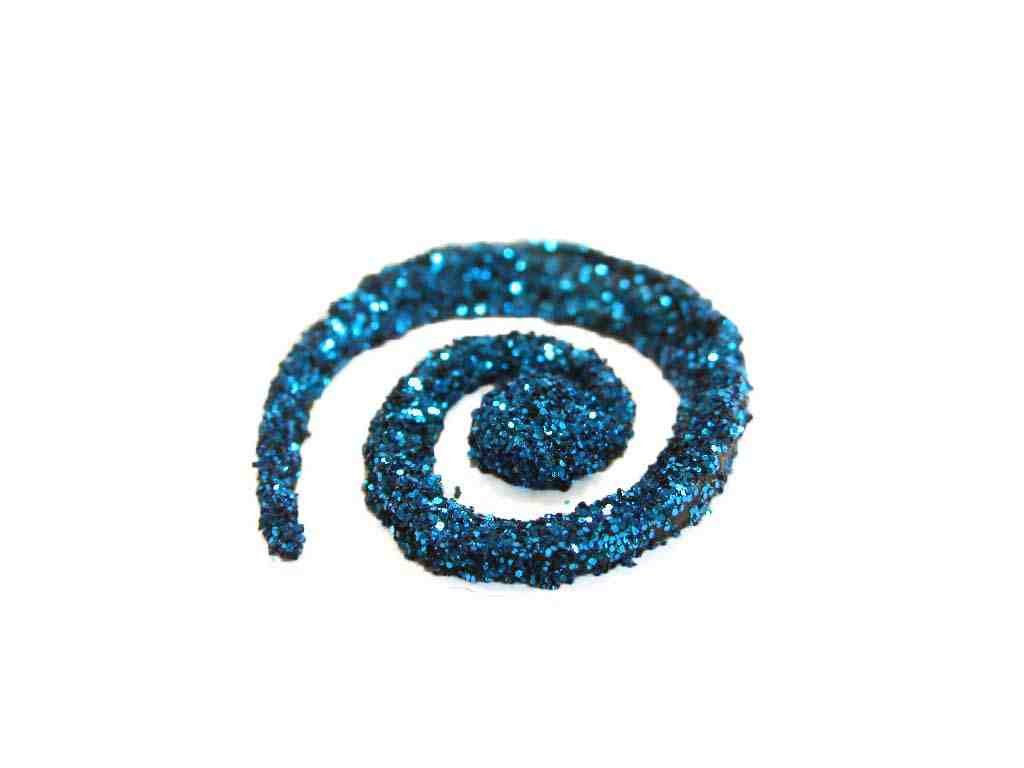 *LIMITED EDITION* Turquoise Blue Peacock: Cosmetic Body Safe Glitter in Precision Poof Bottle