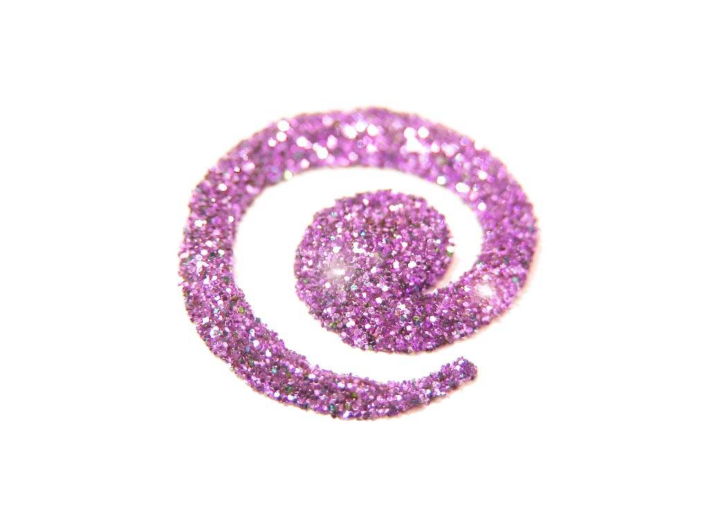 Purple Paisley: Cosmetic Body Safe Glitter in Precision Poof Bottle