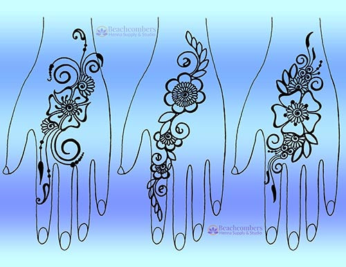 September Monthly Mehndi Mayhem: Simple Floral Designs for Beginners 🌸