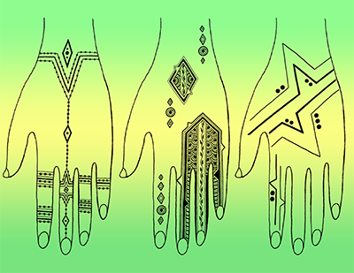 Graphic Henna Done Right: May’s Monthly Mehndi Mayhem