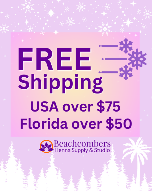 Get Your Henna with Free Shipping Through Dec 19