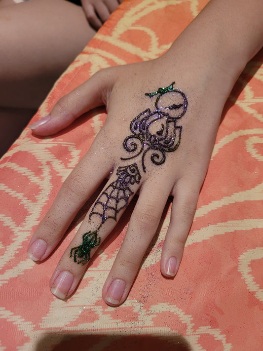 Spooky Henna Designs for Halloween