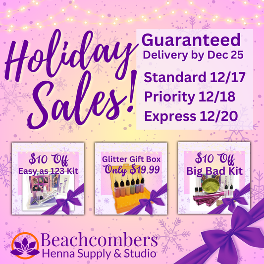 Limited-Time Holiday Offers for Henna Lovers!