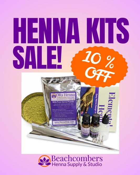 Back to School, Back to Henna: Save 10% on Henna Kits