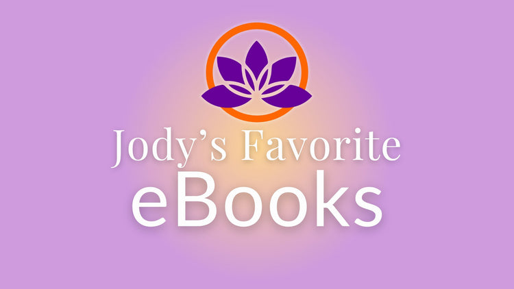 Jody's Favorite Henna eBooks graphic on lavender background