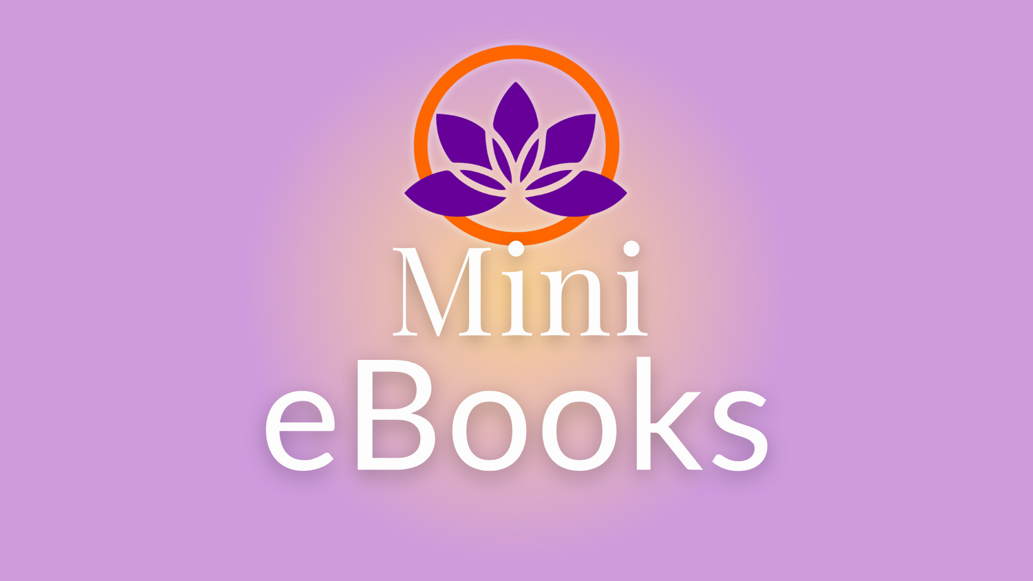 Mini Henna eBooks graphic on lavender background