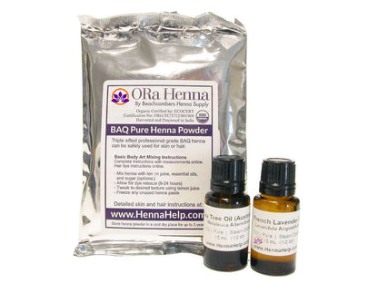 REFILL Kit: ORa Henna Powder | Essential Oils | Cello