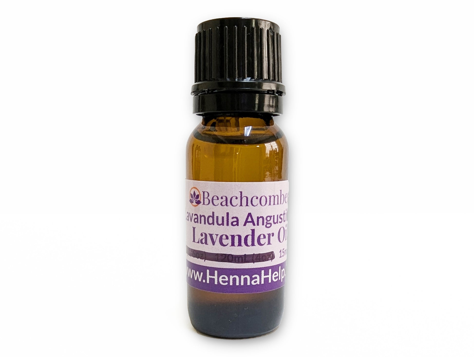 Half ounce bottle of lavender essential oil for henna