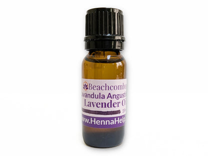 Half ounce bottle of lavender essential oil for henna