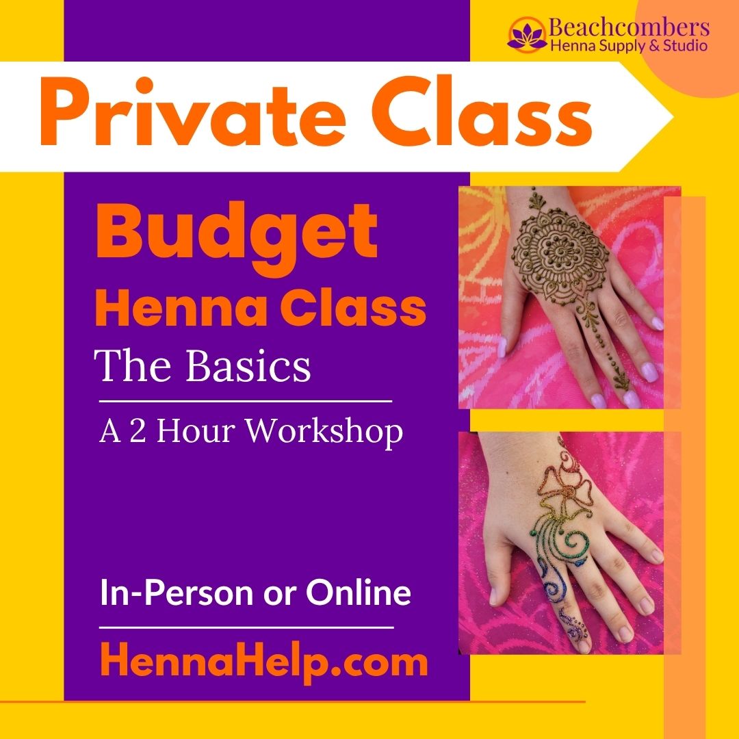 Graphic says "Private Class - Budget - The Basics a 2 Hour Workshop - In-person or Online"