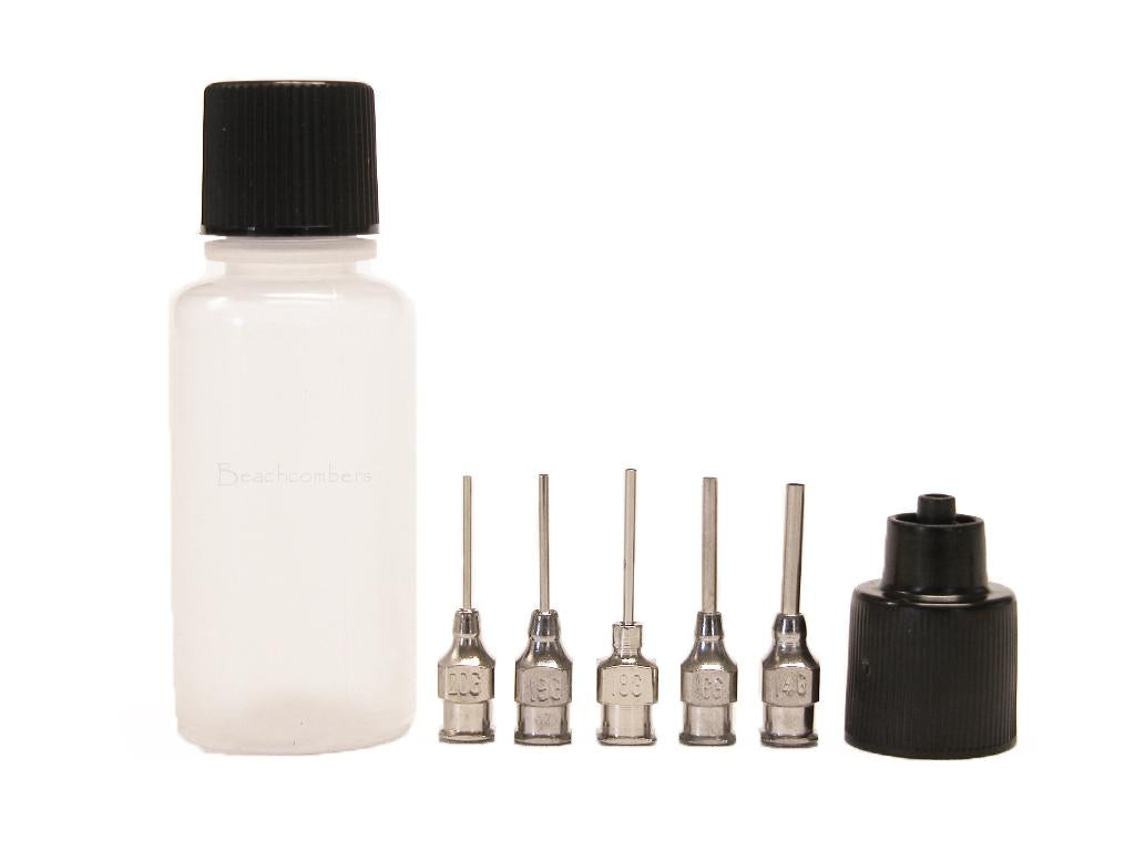 Precision Applicator Bottle for Henna or Jagua: 1 Bottle 5 Tips