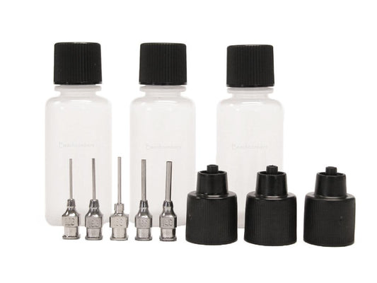 Precision Applicator Bottle for Henna or Jagua: 3 Bottles 5 Tips