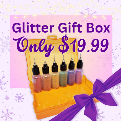 Graphic shows a pic of the Body Glitter Gift Box and says" Only $19.99"