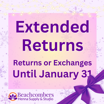 Graphic says "Extended Returns until January 31"