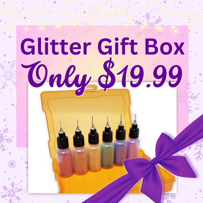 Graphic shows a pic of the Body Glitter Gift Box and says" Only 19.99"